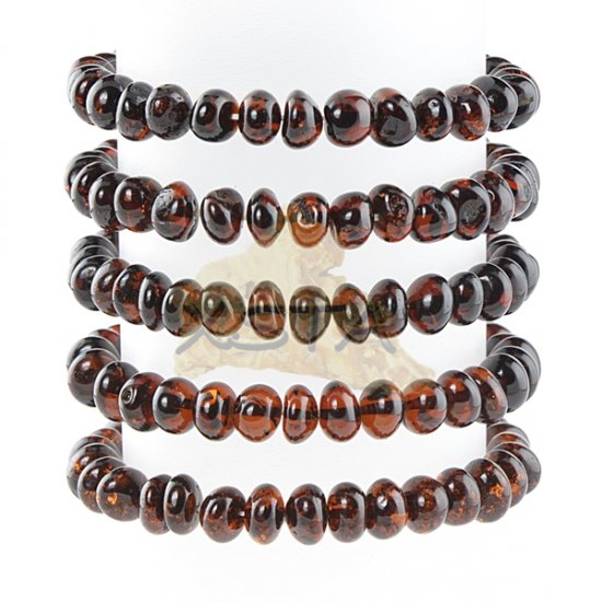 Baltic amber bracelet cherry beads